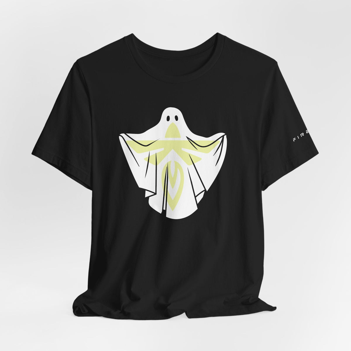 Firefly White Ghost Tee | Blue Ghost Halloween Space Shirt