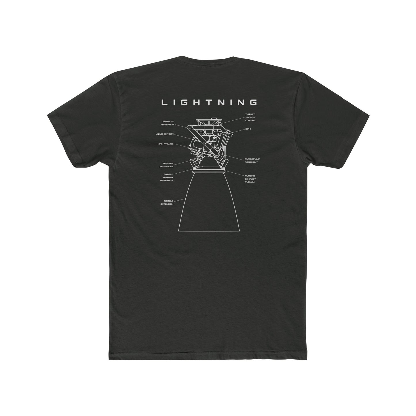 Lightning Engine Unisex Cotton Crew Tee