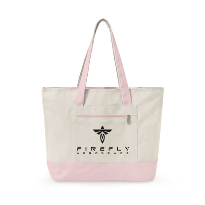 Firefly Zippered Canvas Tote
