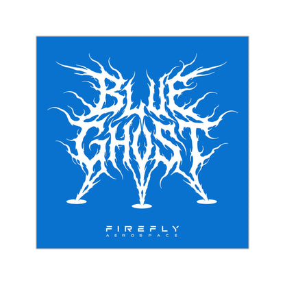 Firefly Blue Ghost Metal 3.5" Decal (Blue)
