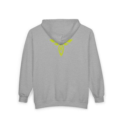Firefly Aerospace Lightweight Full-Zip Hooded Sweatshirt – Unisex Fleece Zip Hoodie