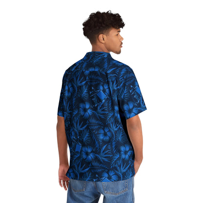 Firefly Blue Ghost Hawaiian Shirt