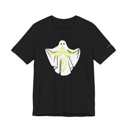 Firefly White Ghost Tee | Blue Ghost Halloween Space Shirt