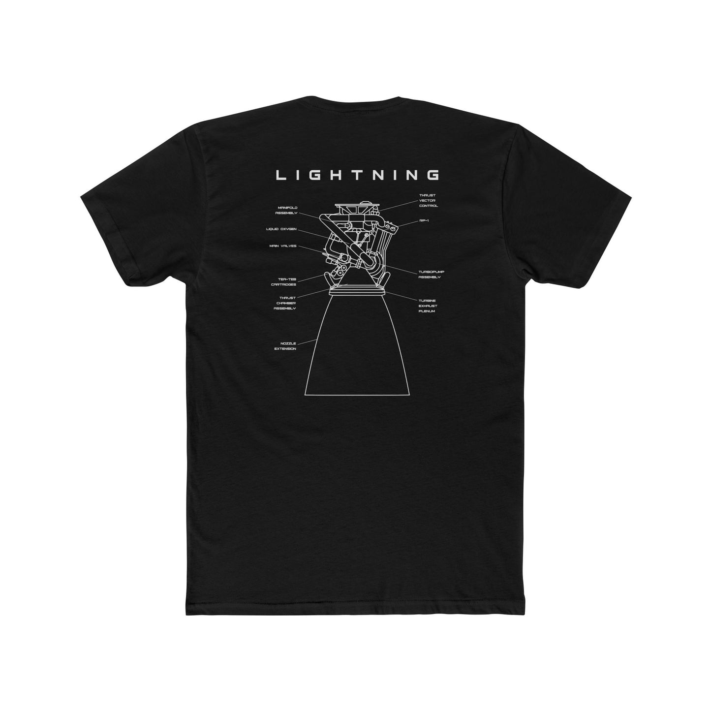 Lightning Engine Unisex Cotton Crew Tee