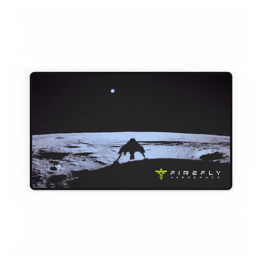 FIrefly Blue Ghost Desk Mat (POD)