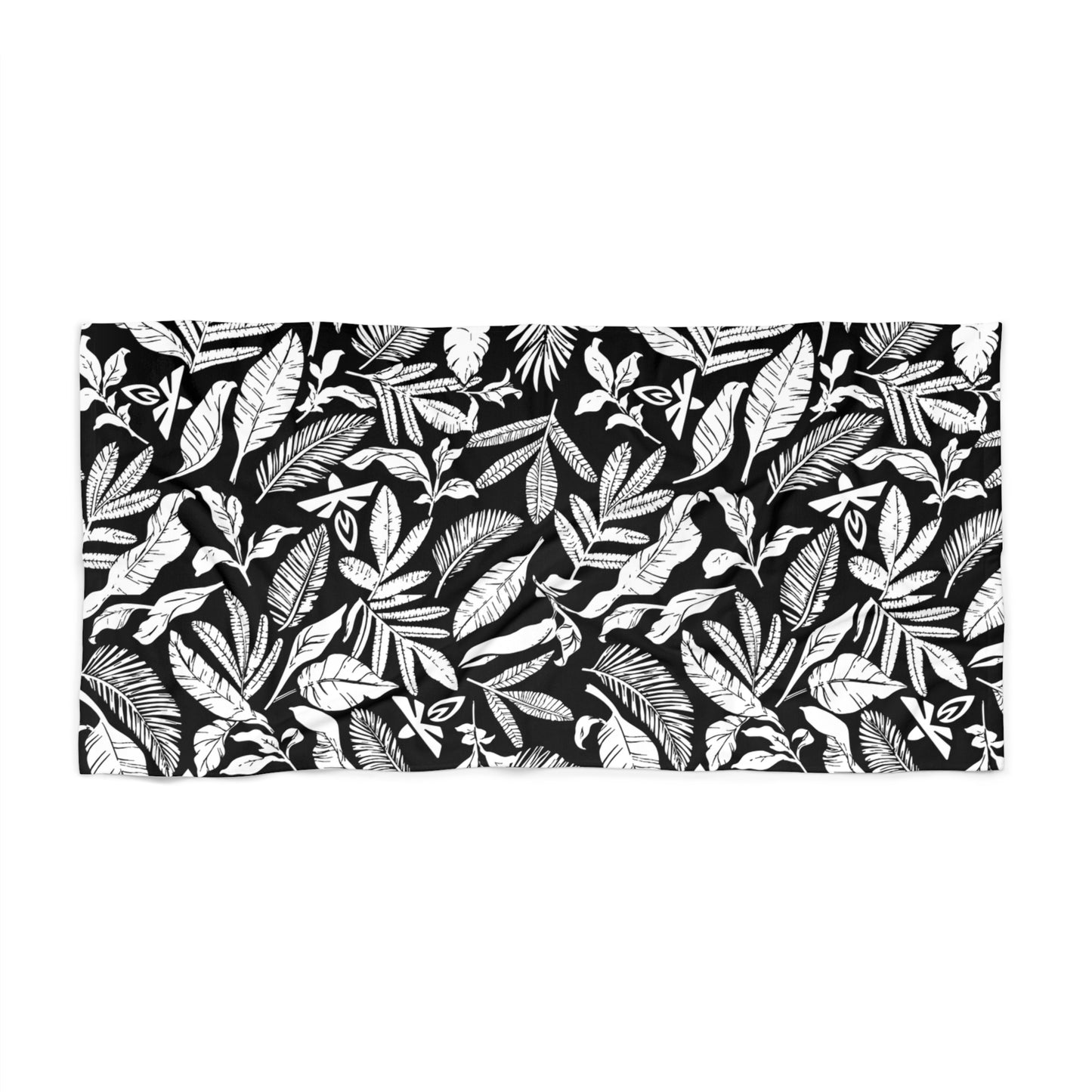 Firefly Tropics Beach Towel - White