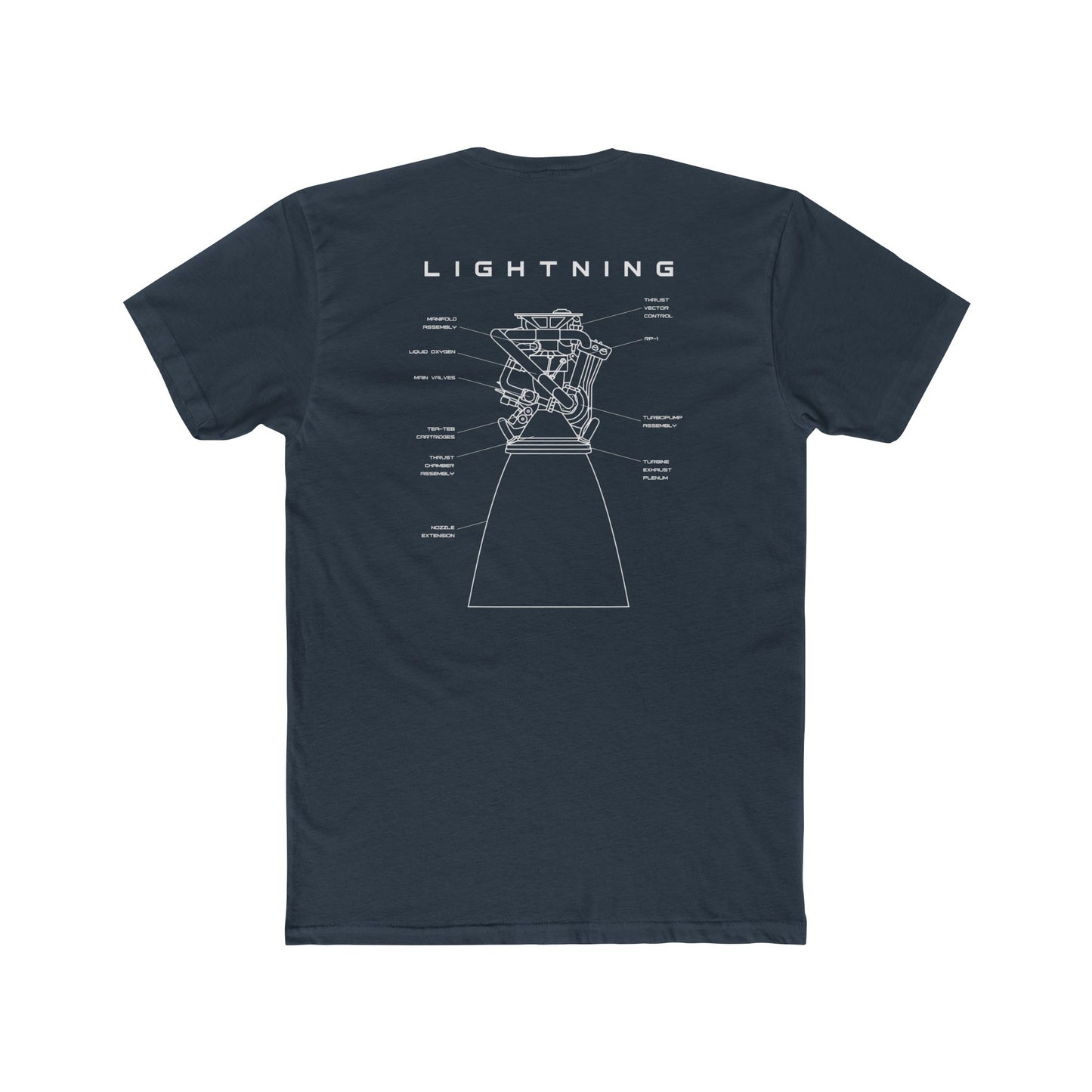 Lightning Engine Unisex Cotton Crew Tee