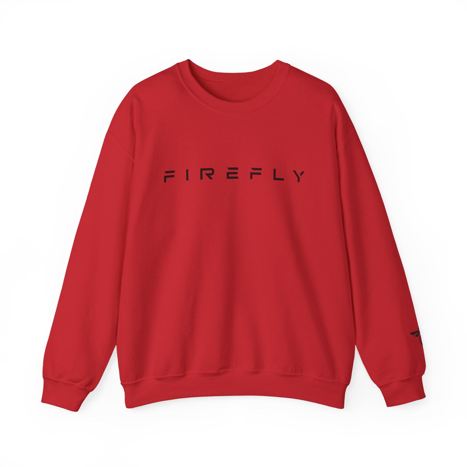 Red sweatshirt on a white background