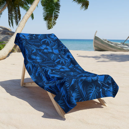 Firefly Blue Ghost Beach Towel