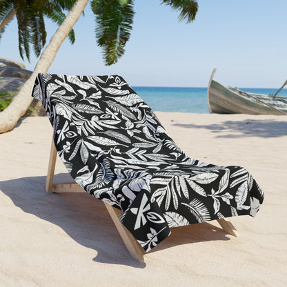 Firefly Tropics Beach Towel - White