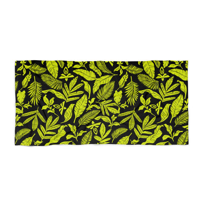 Firefly Tropics Beach Towel - Green