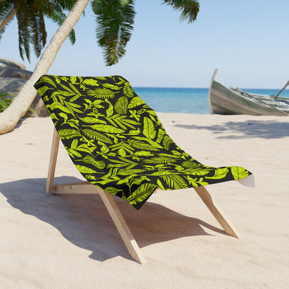 Firefly Tropics Beach Towel - Green