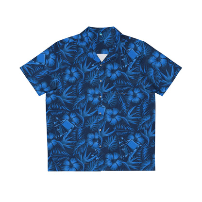 Firefly Blue Ghost Hawaiian Shirt