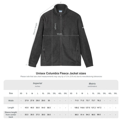 SciTec Premium Embroidered Unisex Columbia Fleece Jacket