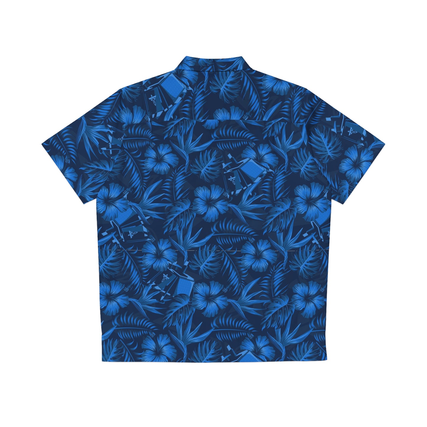 Firefly Blue Ghost Hawaiian Shirt