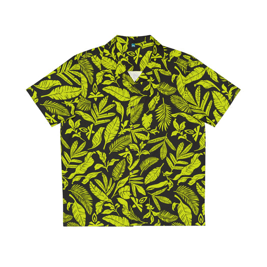 Firefly Tropics Hawaiian Shirt - Green