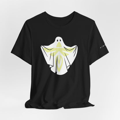 Firefly White Ghost Tee | Blue Ghost Halloween Space Shirt