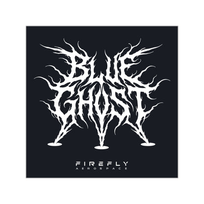 Firefly Blue Ghost Metal 3.5" Decal (Blue)