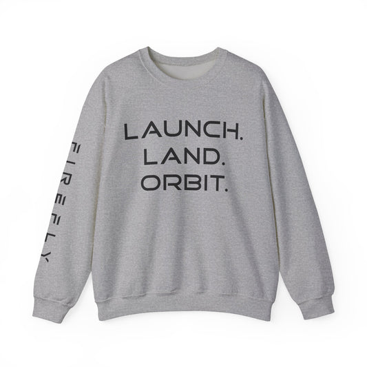 Firefly Unisex Launch Land Orbit Crewneck Sweatshirt (POD)