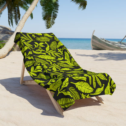 Firefly Tropics Beach Towel - Green