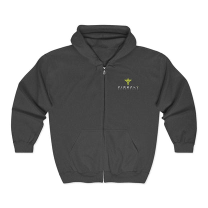Firefly Aerospace Lightweight Full-Zip Hooded Sweatshirt – Unisex Fleece Zip Hoodie