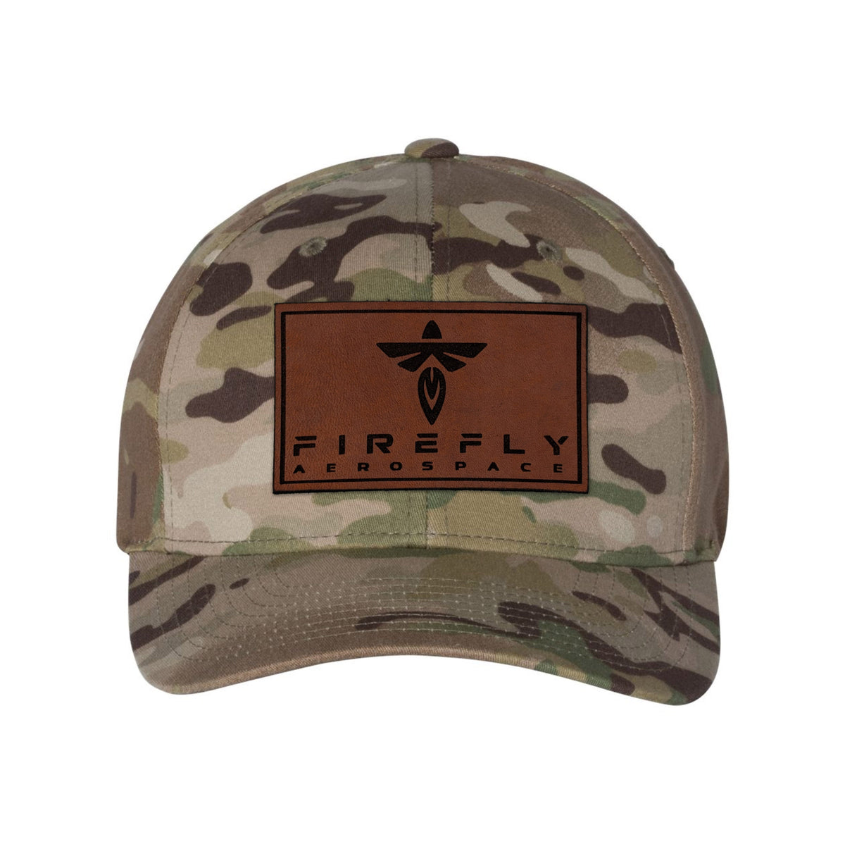 Firefly Leather Patch Flexfit Cap
