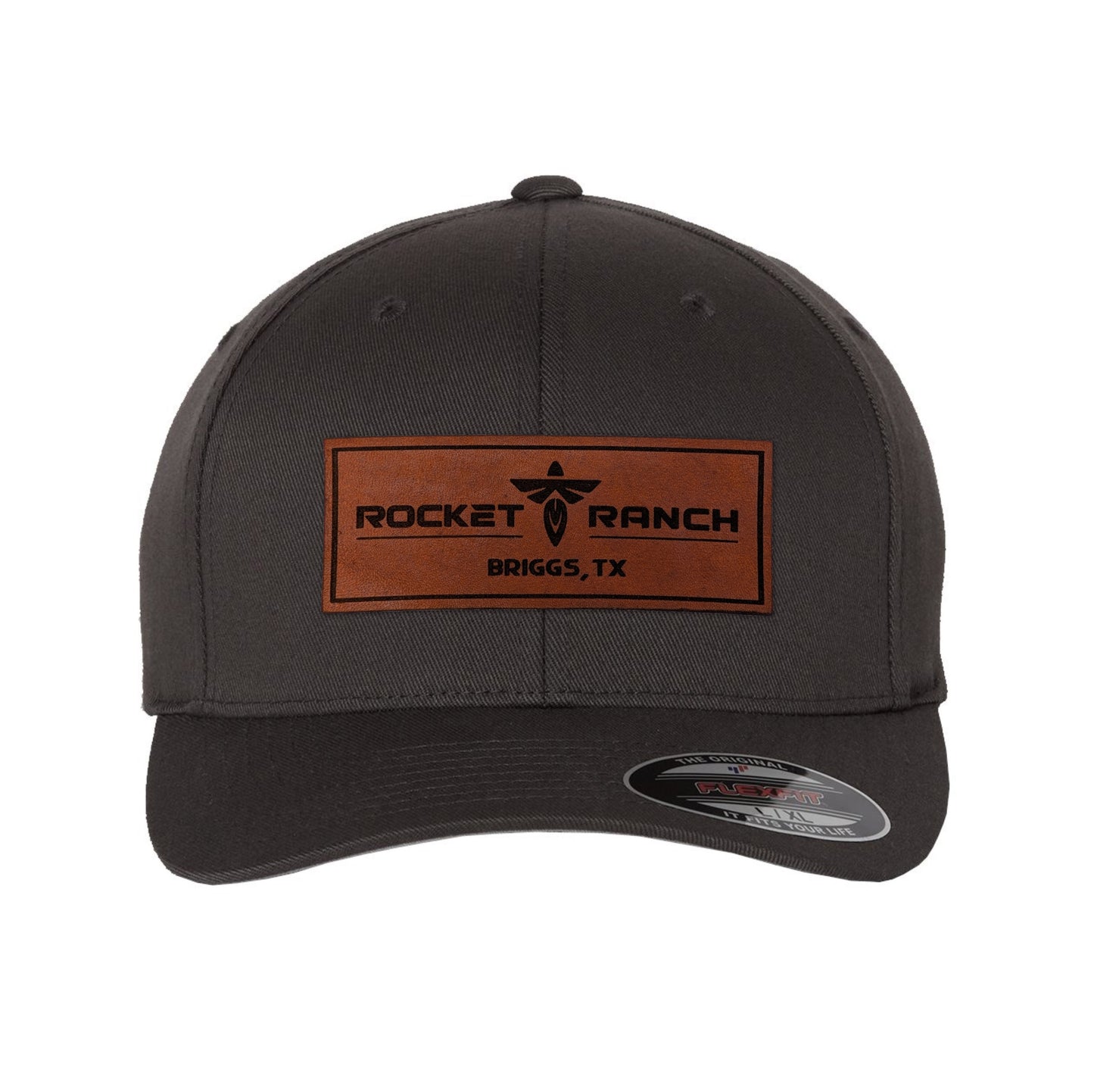 Rocket Ranch Leather Patch Flexfit Cap