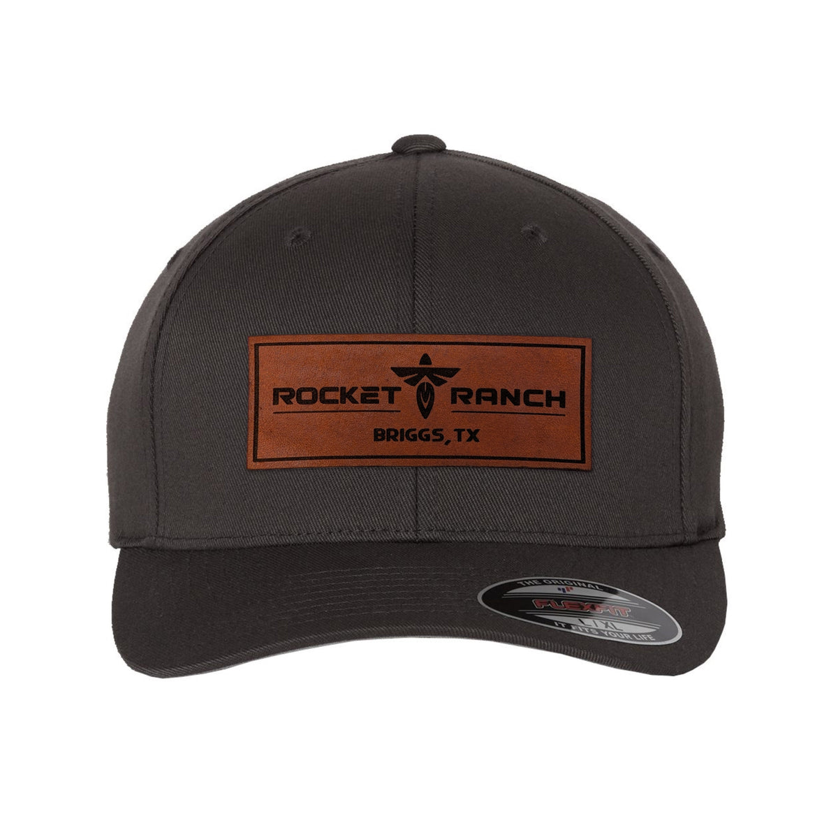 Rocket Ranch Leather Patch Flexfit Cap