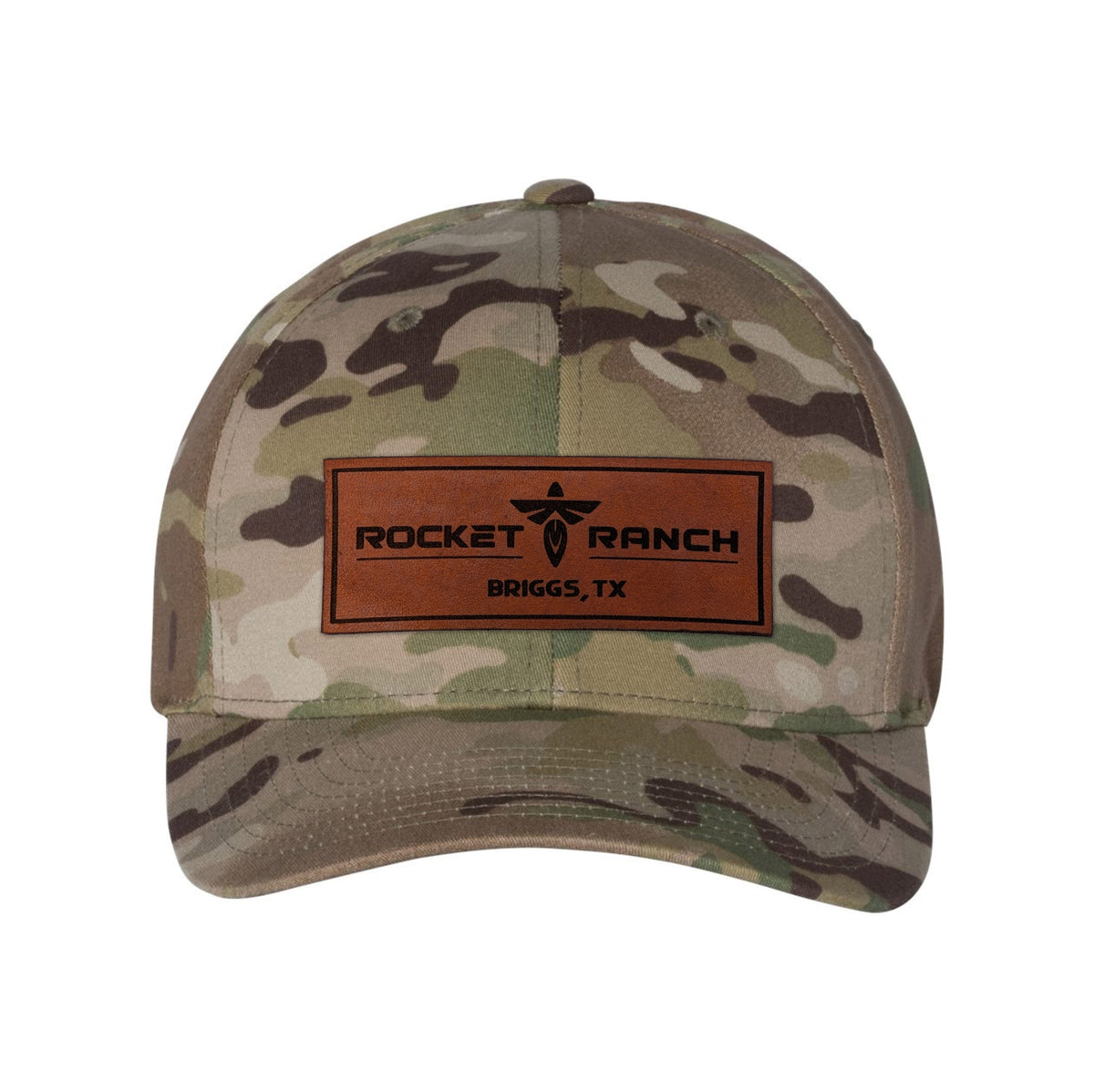Rocket Ranch Leather Patch Flexfit Cap