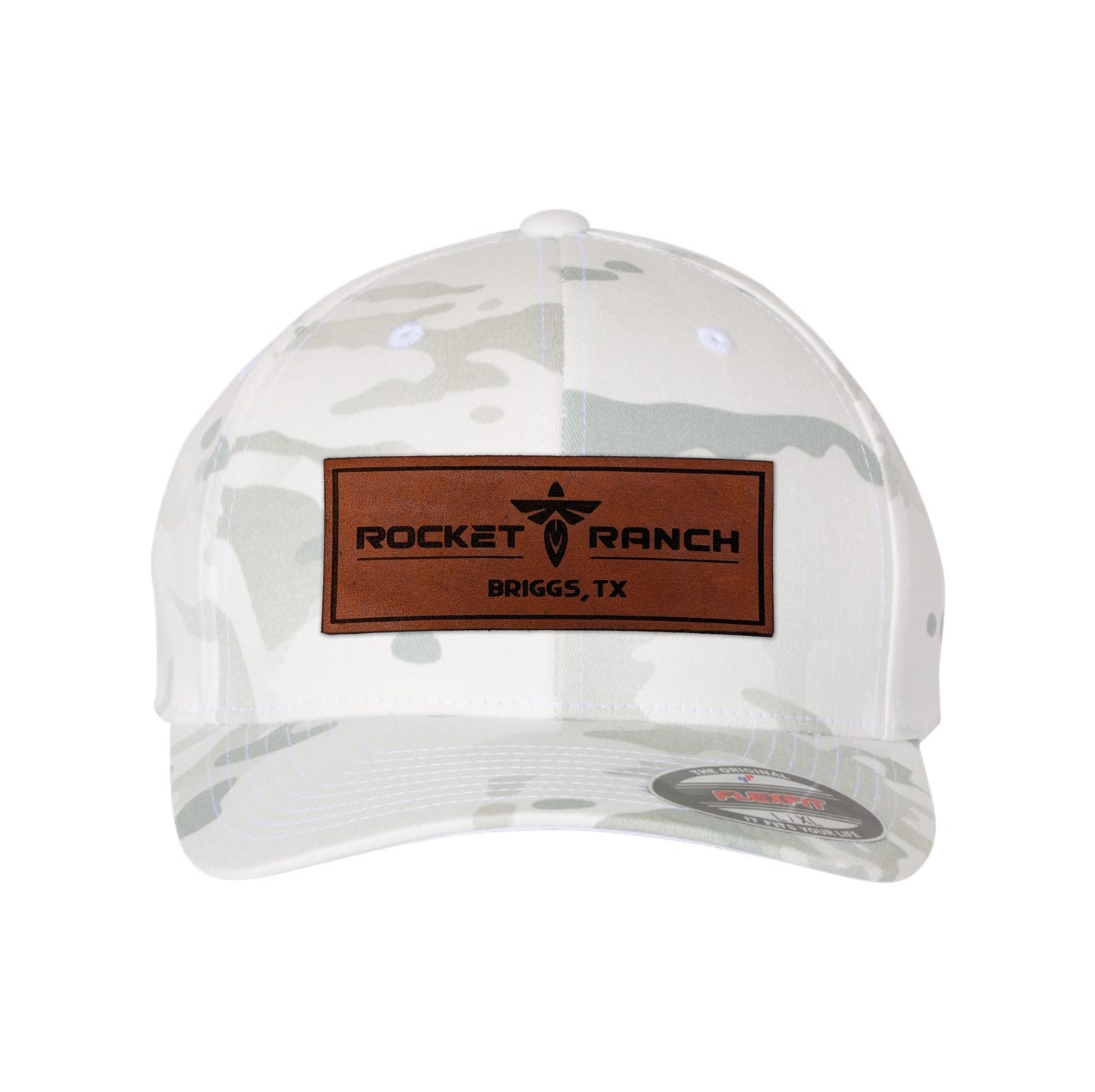 Rocket Ranch Leather Patch Flexfit Cap