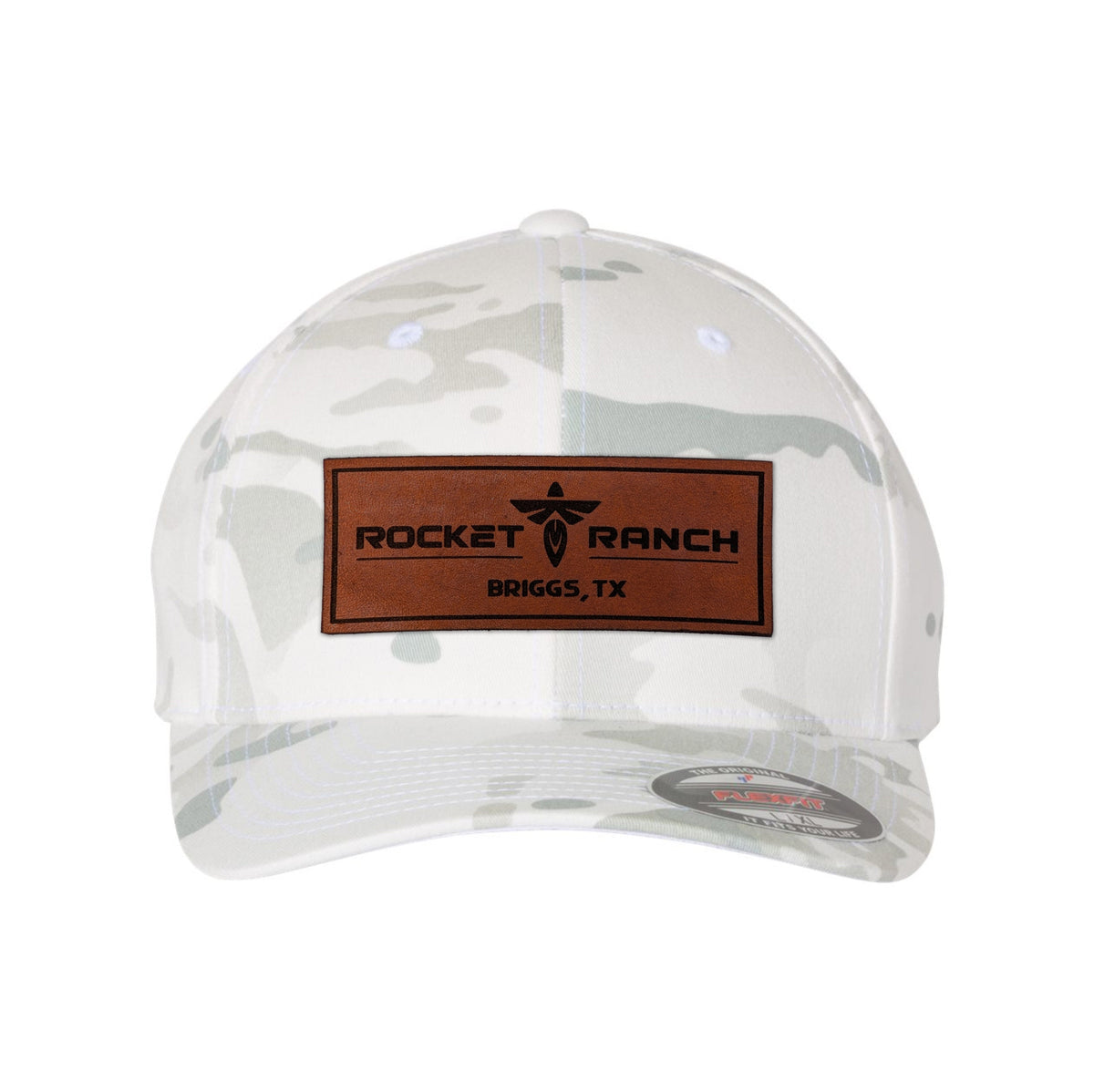 Rocket Ranch Leather Patch Flexfit Cap