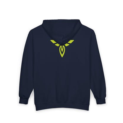 Firefly Aerospace Lightweight Full-Zip Hooded Sweatshirt – Unisex Fleece Zip Hoodie