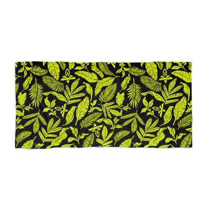Firefly Tropics Beach Towel - Green