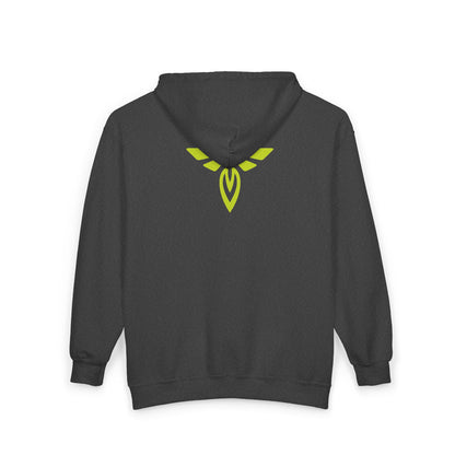 Firefly Aerospace Lightweight Full-Zip Hooded Sweatshirt – Unisex Fleece Zip Hoodie