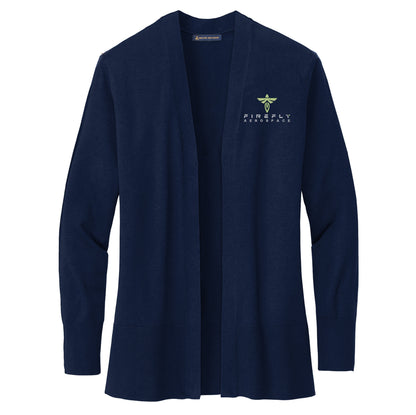 Firefly Women’s Cotton Stretch Long Cardigan Sweater