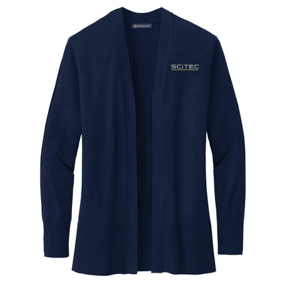 SciTec Women’s Brooks Brothers Cotton Stretch Long Cardigan Sweater