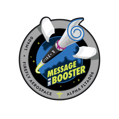 Firefly-Aerospace-Alpha-Rocket-FLTA006-MessageInABooster-Patch