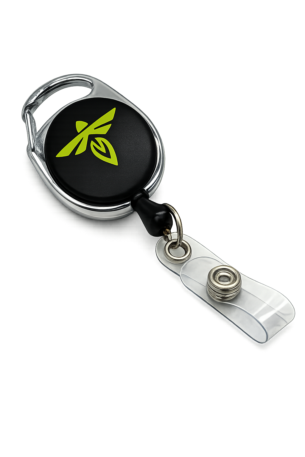 Retractable Badge Reel with Carabiner Clip