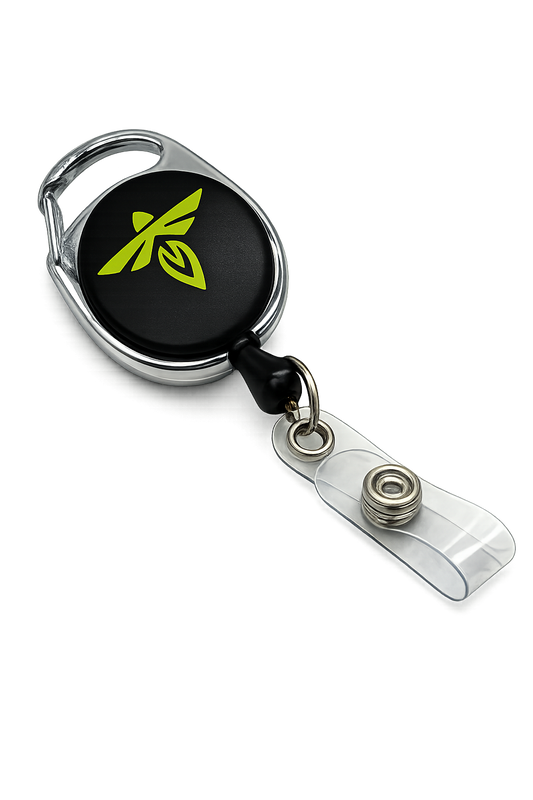 Retractable Badge Reel with Carabiner Clip