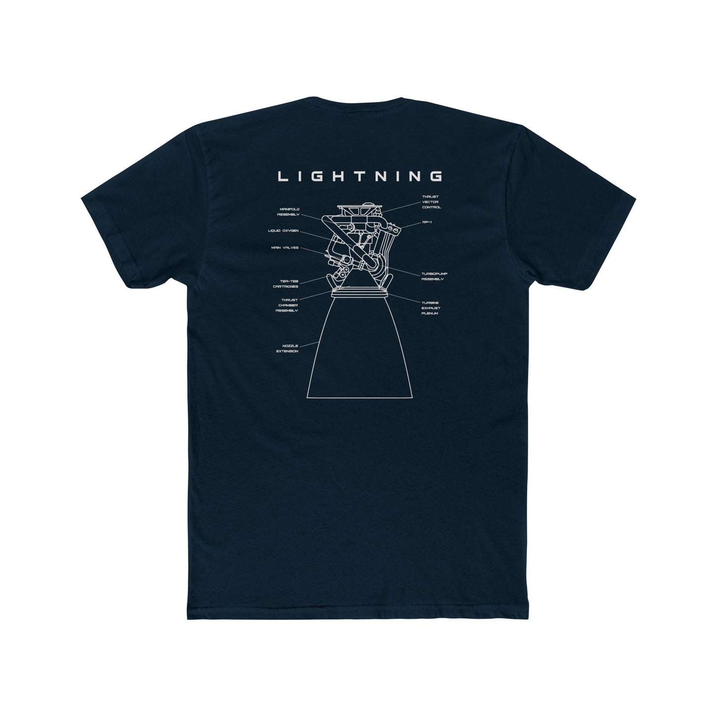 Lightning Engine Unisex Cotton Crew Tee