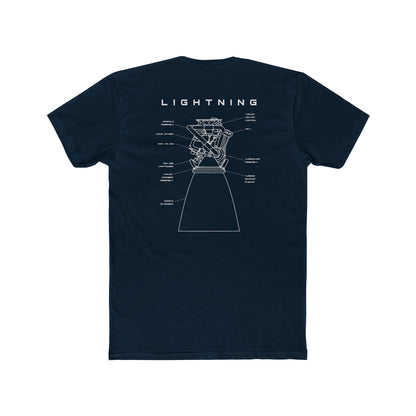 Lightning Engine Unisex Cotton Crew Tee