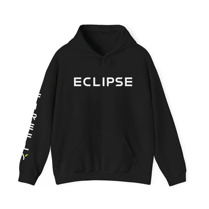 A black pullover hoodie with a funny printed text graphic on the chest reading 'OOPS! THIS 93rd TOY?! MY DOG NEEDED IT! I mean.