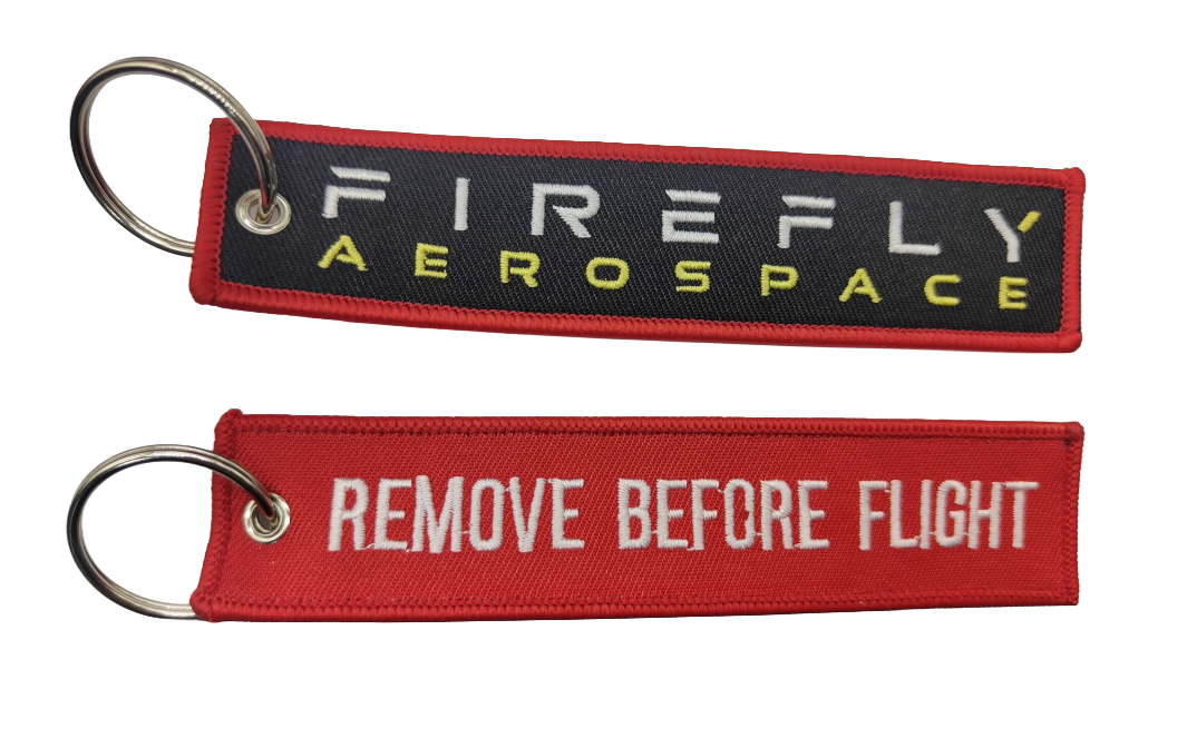 Remove Before Flight Keychain