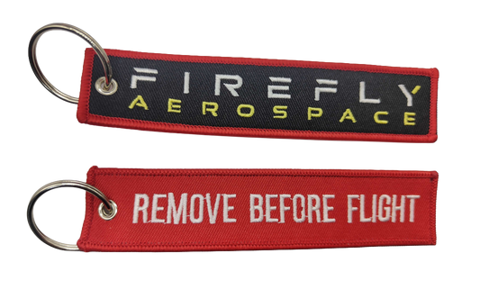 Remove Before Flight Keychain