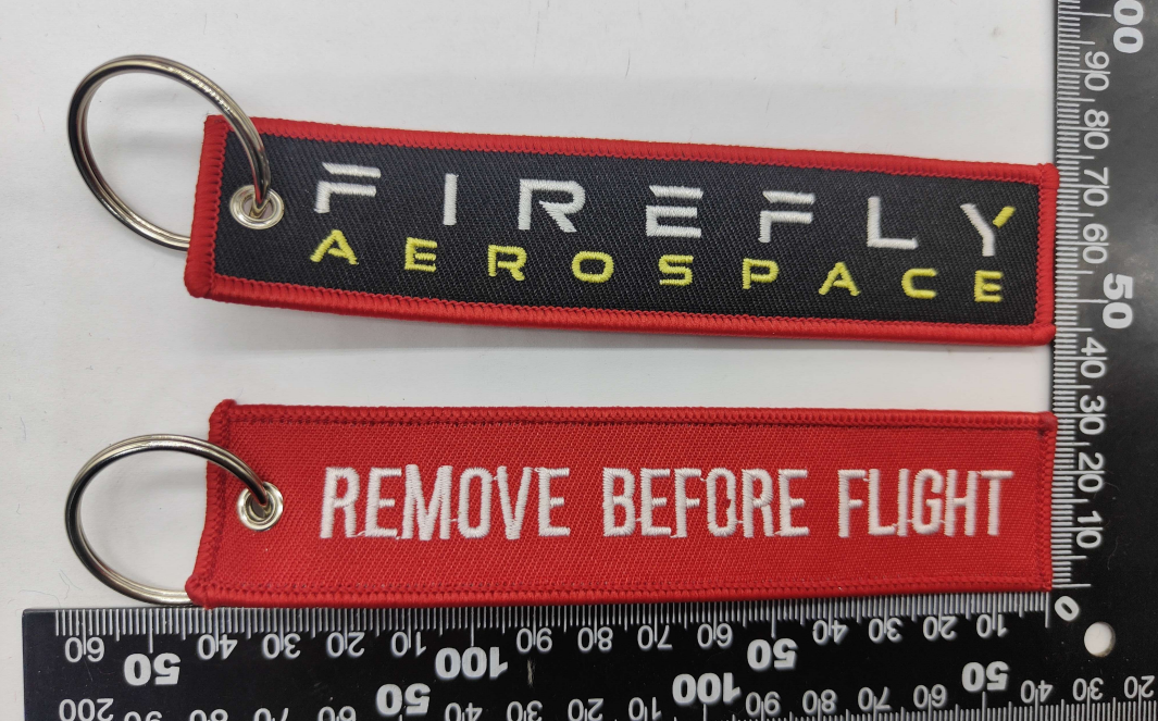 Remove Before Flight Keychain