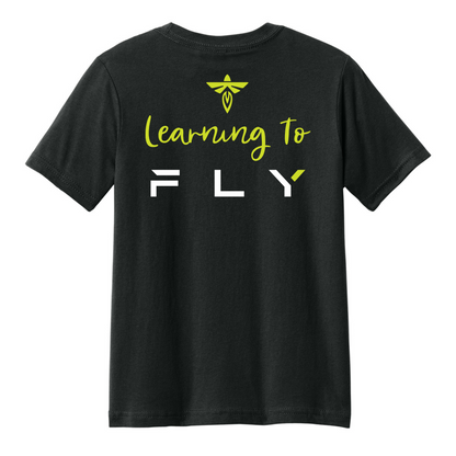 Firefly-Aerospace-Black-Kids-Tshirt-Learning-To-Fly-Back