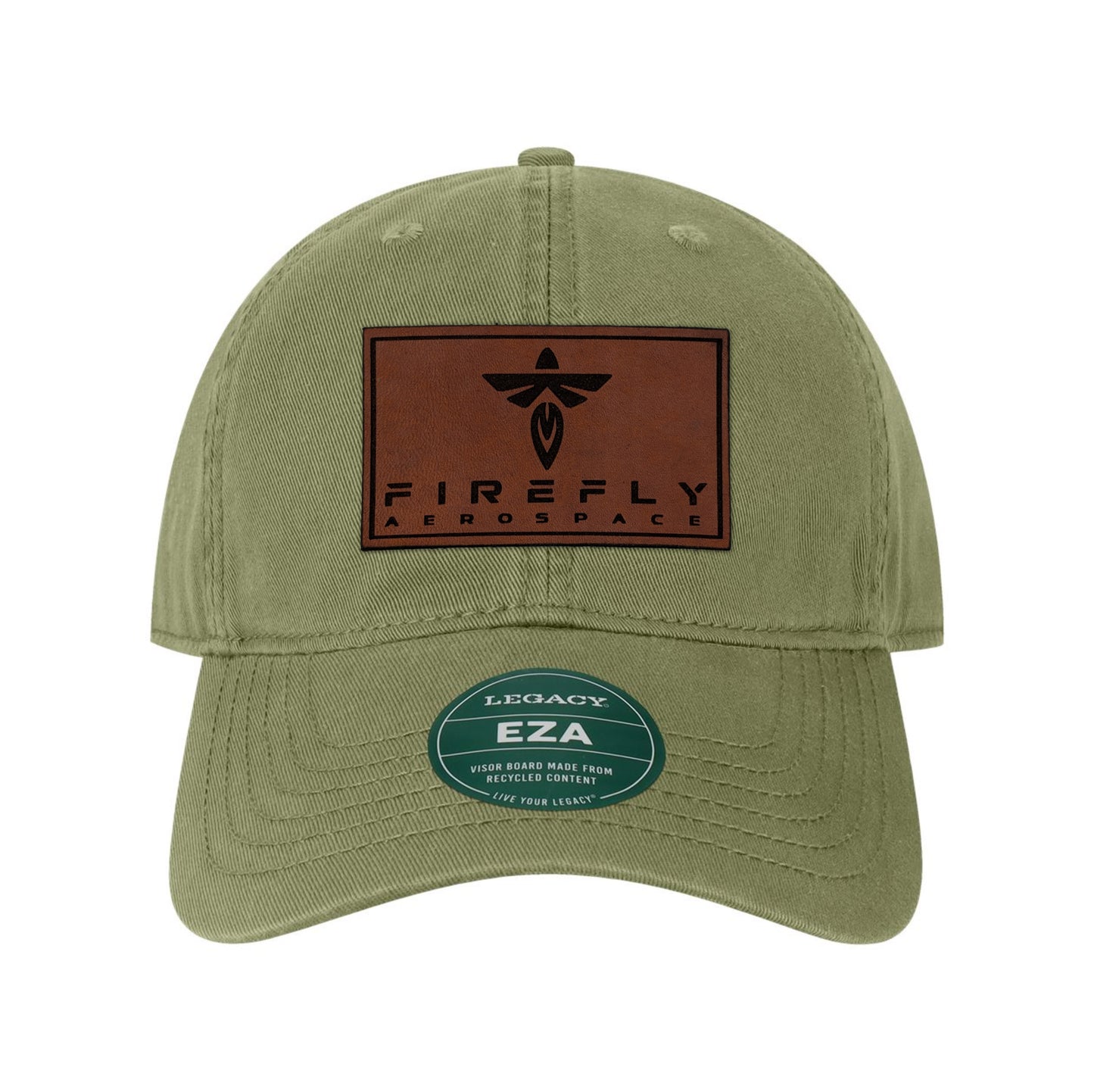 Firefly Leather Patch Twill Dad Hat