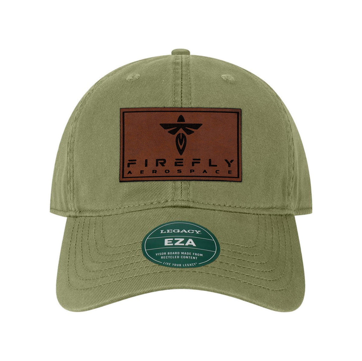 Firefly Leather Patch Twill Dad Hat