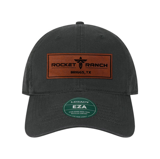 Rocket Ranch Leather Patch Twill Dad Hat