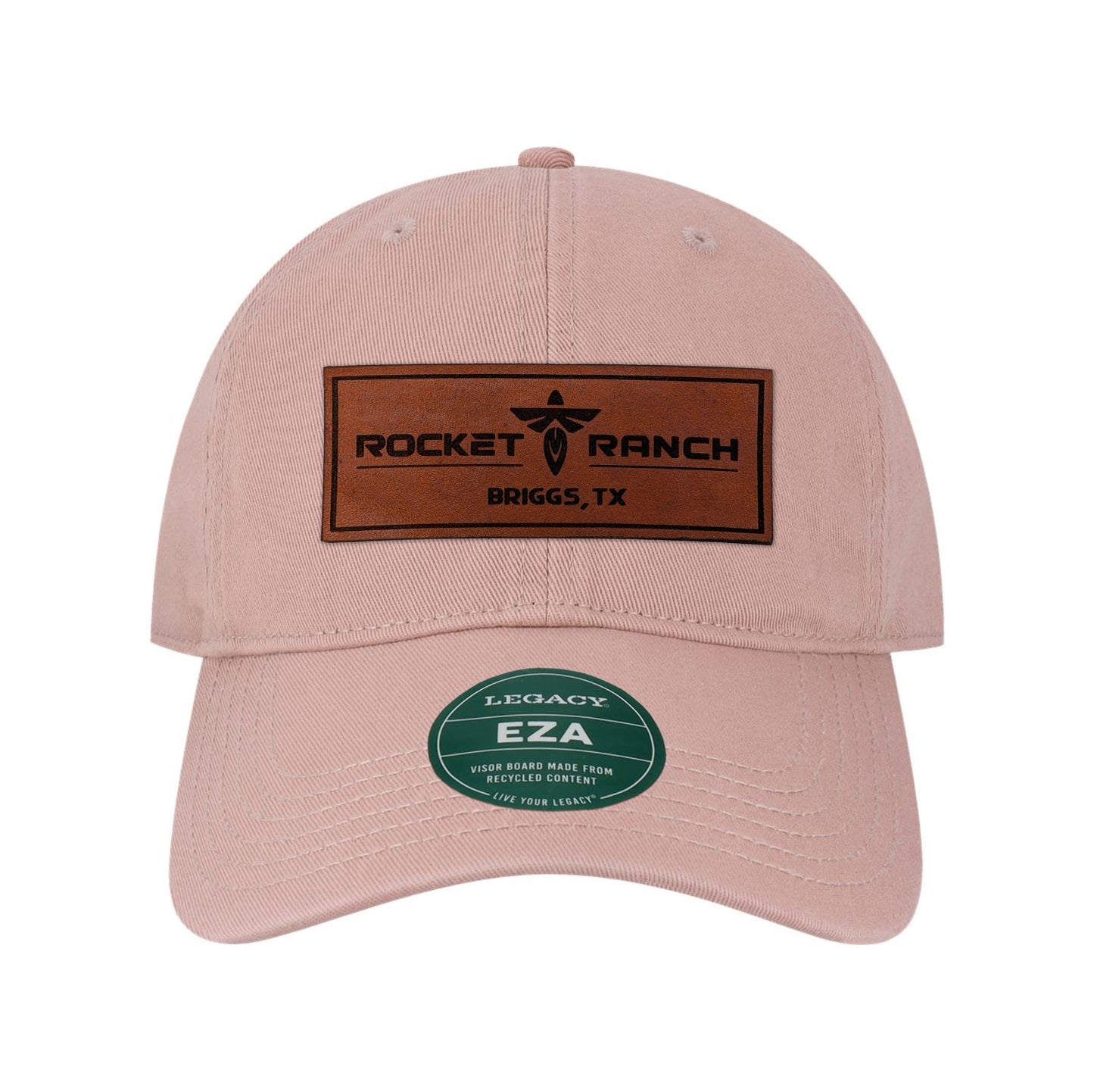Rocket Ranch Leather Patch Twill Dad Hat